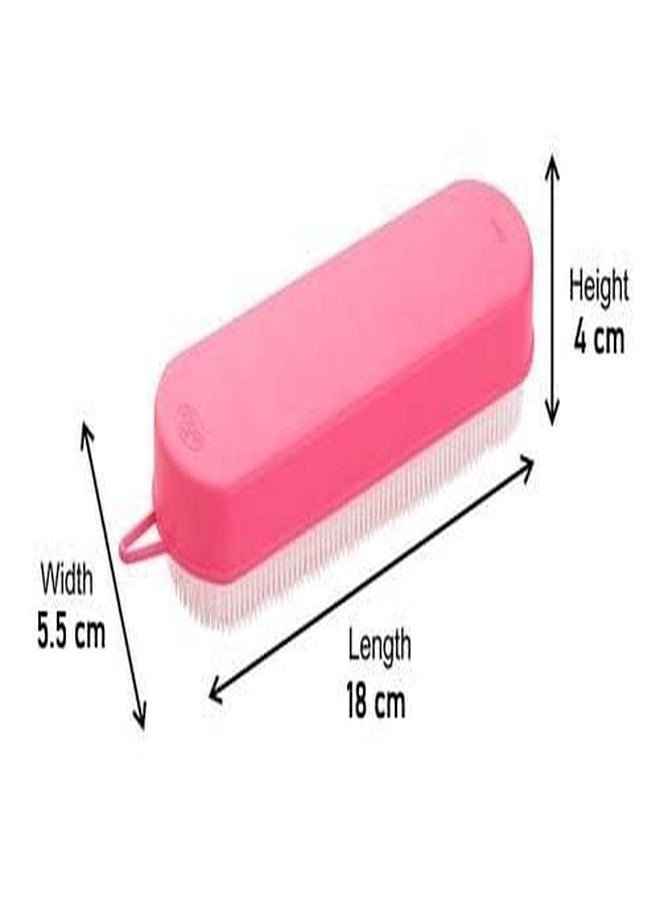 Kitchwish Cloth Cleaning Washing Laundry Cleaning Tool Plastic Wet & Dry Strip PVC Ocean Cloth Washing & Scrubbing Brush, 7 inch - Image 4